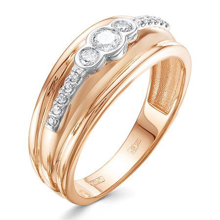 Кольцо, золото, бриллиант, 3179-110